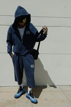 Navy Worldwide Cotton Jorts
