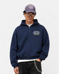 Navy Worldwide Zip Up Hoodie