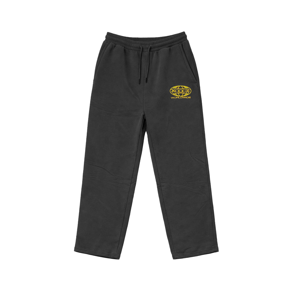 Black Washed Worldwide Sweatpants