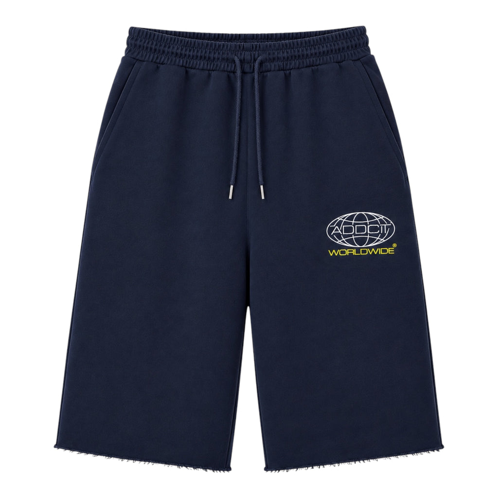 Navy Worldwide Cotton Jorts