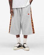 Orange Camo Addct Cotton Jorts