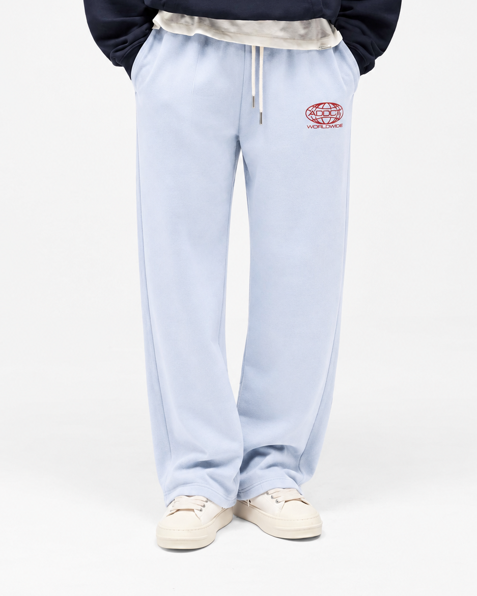 Light Blue Washed Worldwide Sweatpants