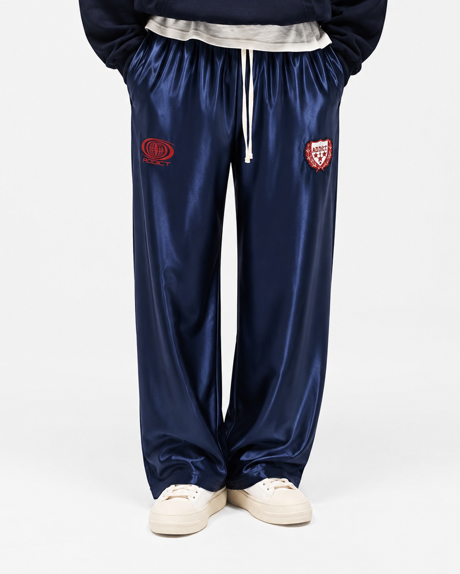 Navy Patch Worldwide Polyester Sweatpants