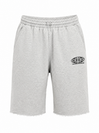 Grey Washed Worldwide Cotton Jorts