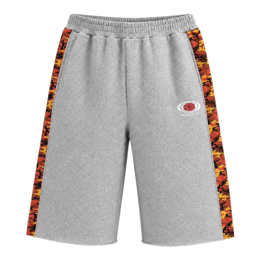Orange Camo Addct Cotton Jorts