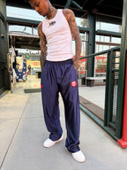 Navy Patch Worldwide Polyester Sweatpants
