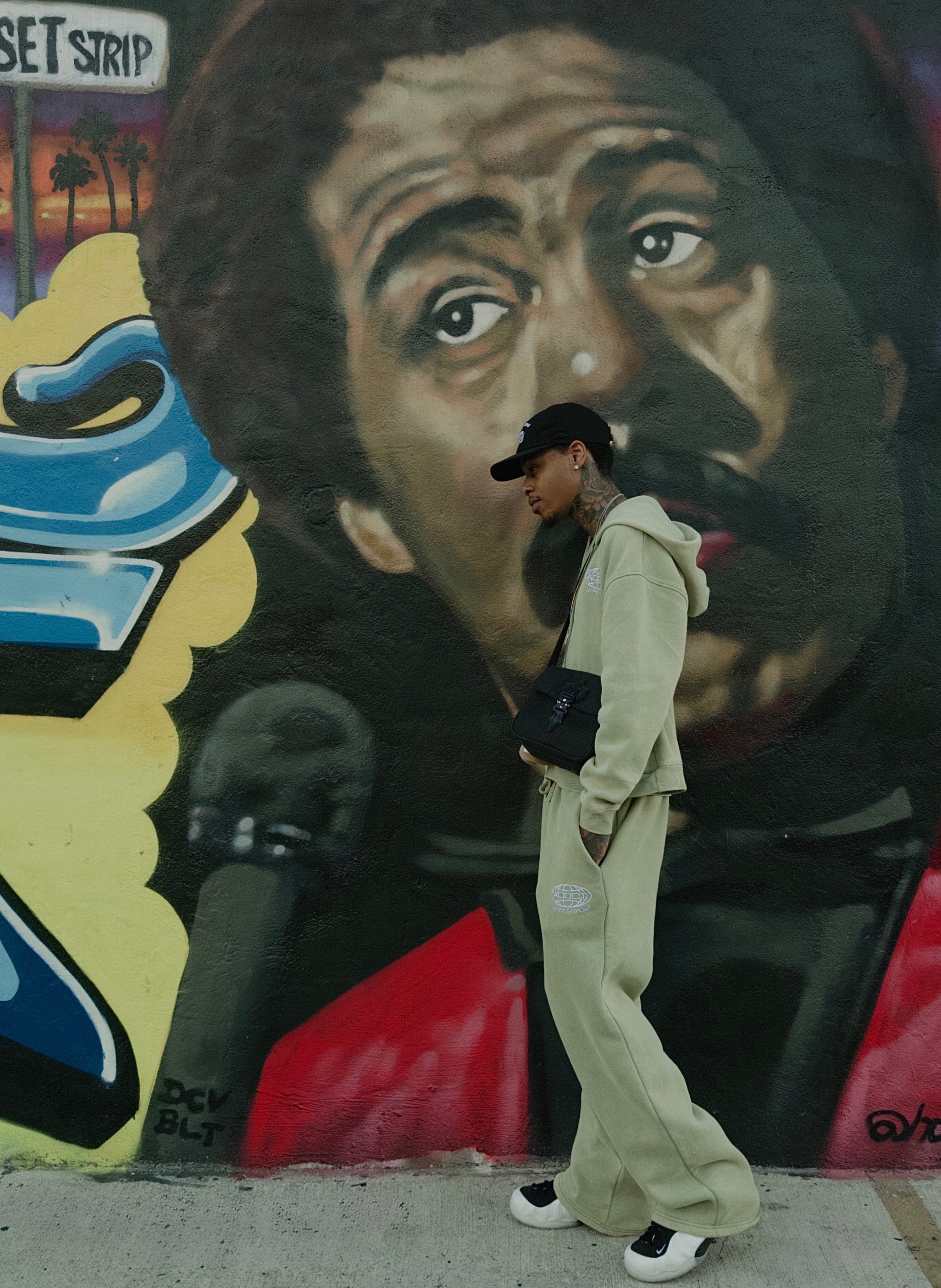 Olive Washed Worldwide Sweatpants