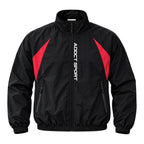 Addct Sports Black Red Track Jacket