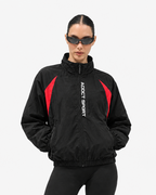 Addct Sports Black Red Track Jacket