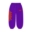 Purple "ADDICT" Worldwide Sweatpants