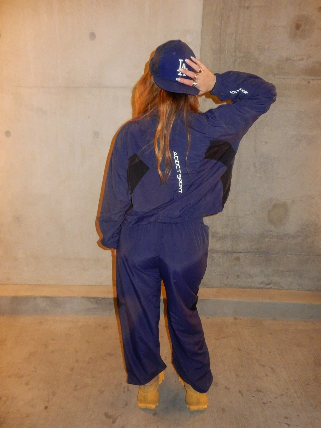 Addct Sports Navy Track Jacket
